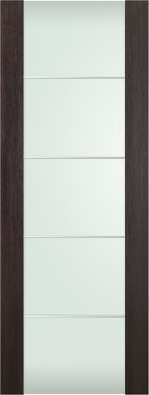 AVON 202 4H VETRO VERALINGA OAK SLAB BELLDINNI MODERN INTERIOR DOOR - 1