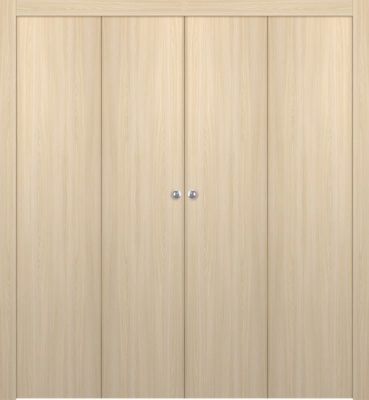 OPTIMA LOIRE ASH DOUBLE BI-FOLD DOORS BELLDINNI MODERN INTERIOR DOOR - 1