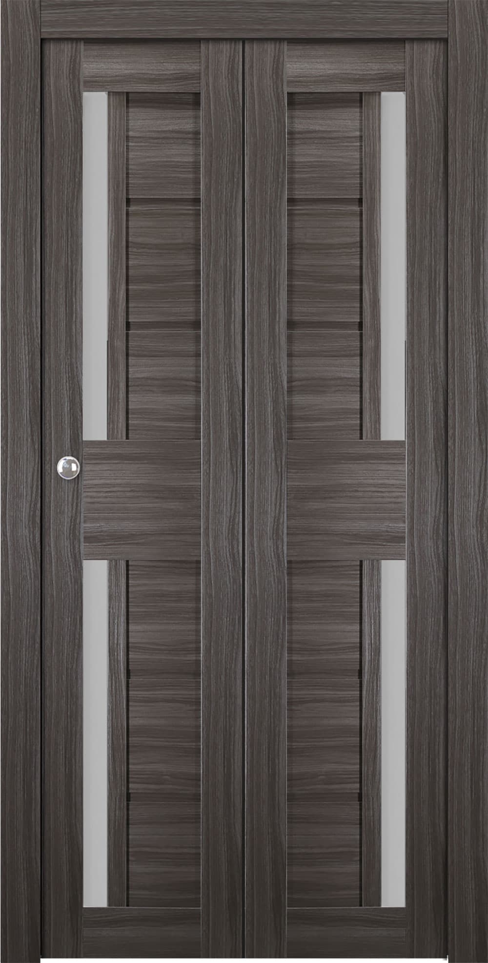 ESTA VETRO GRAY OAK BI-FOLD BELLDINNI MODERN INTERIOR DOOR - 1