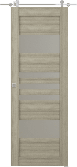 LETI VETRO SHAMBOR BARN BELLDINNI MODERN INTERIOR DOOR - 1