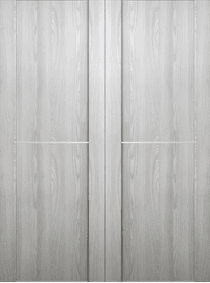 AVON 01 1H RIBEIRA ASH DOUBLE BARN BELLDINNI MODERN INTERIOR DOOR - 2