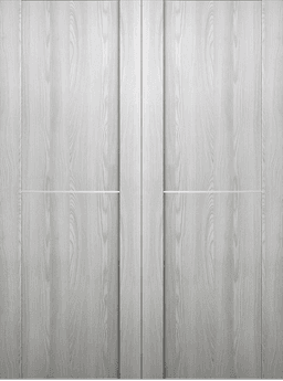 AVON 01 1H RIBEIRA ASH DOUBLE BARN BELLDINNI MODERN INTERIOR DOOR - 2