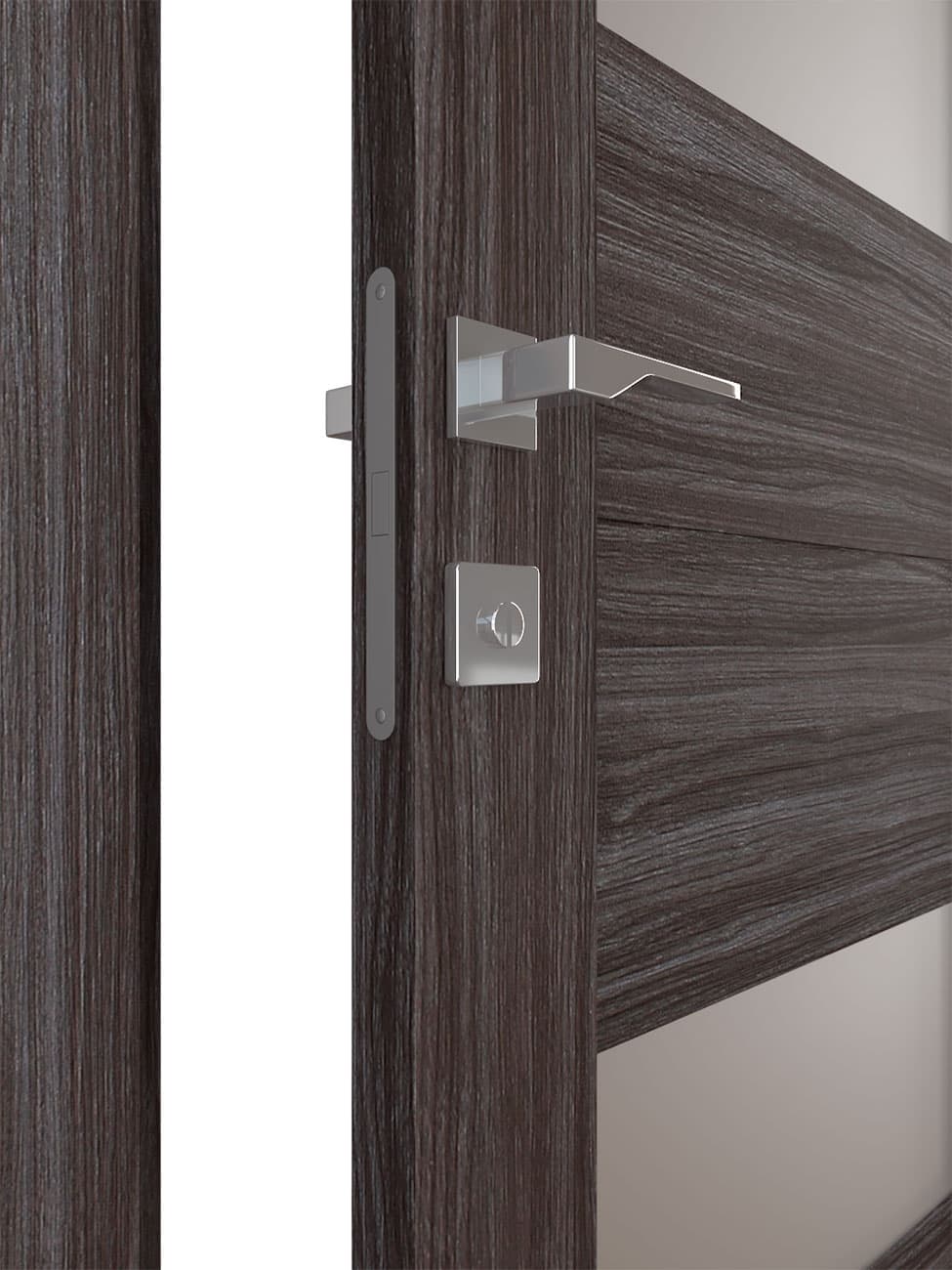 VITA VETRO GRAY OAK DOUBLE POCKET BELLDINNI MODERN INTERIOR DOOR - 2