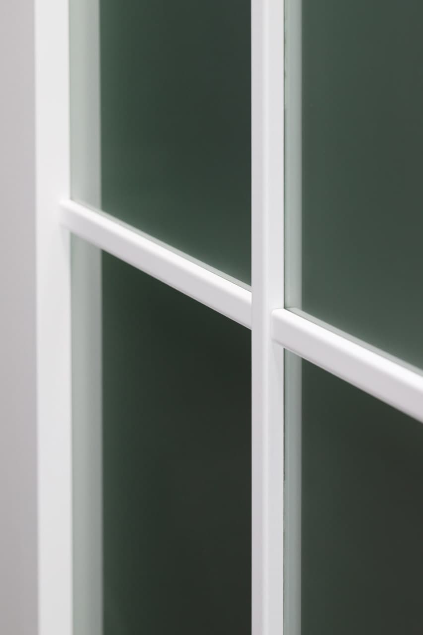 SMART PRO 10 LITE VETRO POLAR WHITE DOUBLE MAGIC BELLDINNI MODERN INTERIOR DOOR - 2