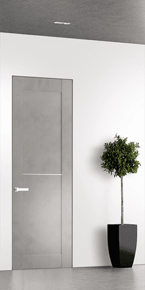 AVON 07 1H LIGHT URBAN INVISIBLE METAL FRAME BELLDINNI MODERN INTERIOR DOOR - 1