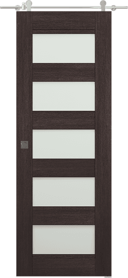 AVON 07-07 VETRO VERALINGA OAK BARN DOORS BELLDINNI MODERN INTERIOR DOOR - 1