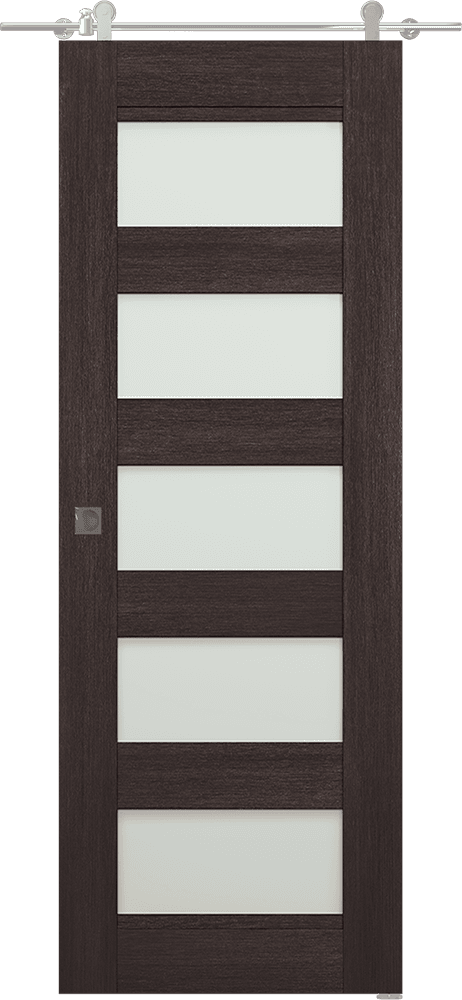 AVON 07-07 VETRO VERALINGA OAK BARN DOORS BELLDINNI MODERN INTERIOR DOOR - 1
