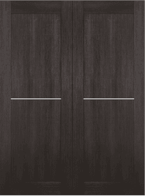 AVON 07 1H VERALINGA OAK DOUBLE BARN BELLDINNI MODERN INTERIOR DOOR - 2