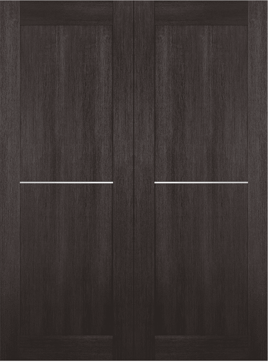 AVON 07 1H VERALINGA OAK DOUBLE BARN BELLDINNI MODERN INTERIOR DOOR - 2