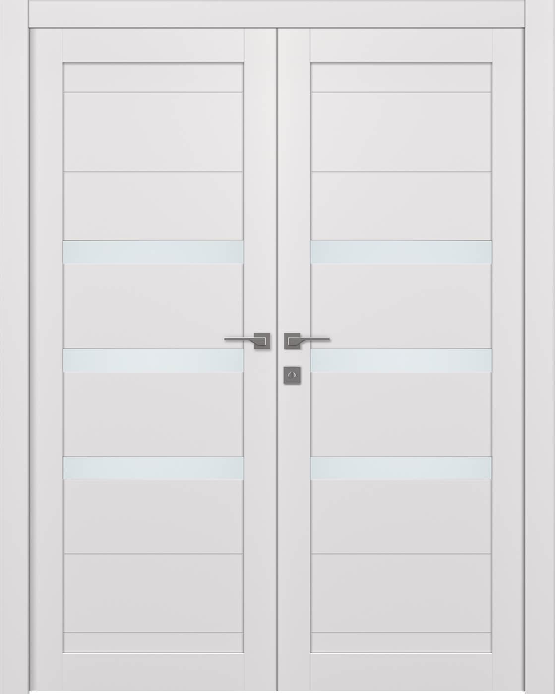 DORA VETRO SNOW WHITE CLOSET BELLDINNI MODERN INTERIOR DOOR - 1