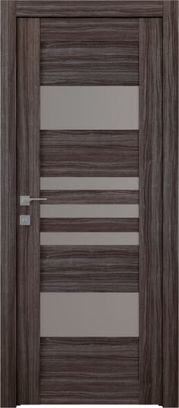 LETI VETRO GRAY OAK SWING BELLDINNI MODERN INTERIOR DOOR - 1