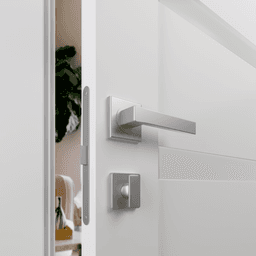 LETI VETRO SNOW WHITE INVISIBLE METAL FRAME BELLDINNI MODERN INTERIOR DOOR - 3