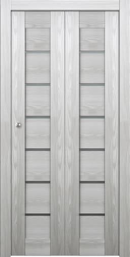 AVON 07-02 VETRO RIBEIRA ASH BI-FOLD BELLDINNI MODERN INTERIOR DOOR - 1