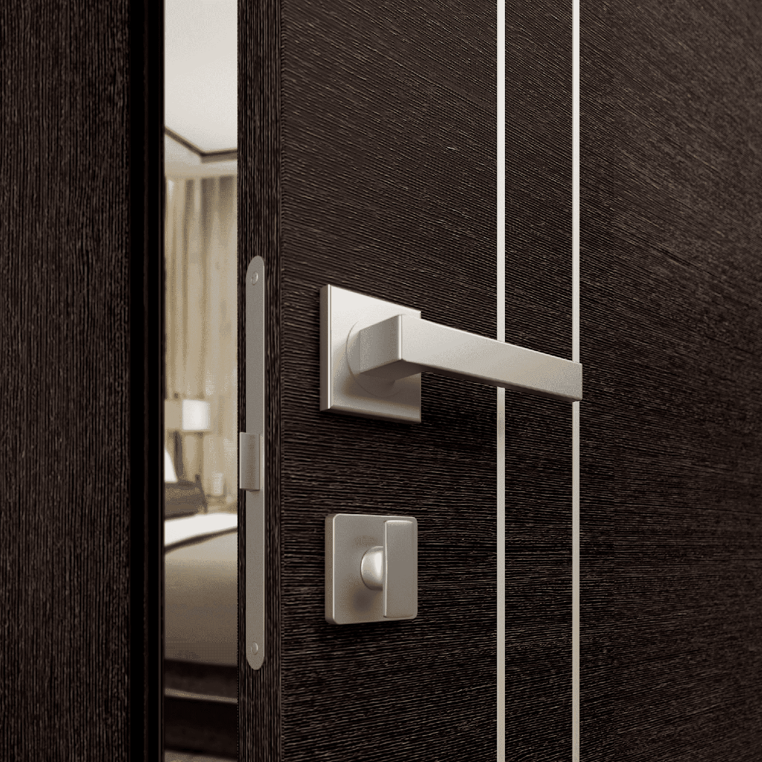 AVANTI 2V BLACK APRICOT BARN BELLDINNI MODERN INTERIOR DOOR - 6