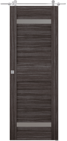 IMMA VETRO GRAY OAK BARN BELLDINNI MODERN INTERIOR DOOR - 5