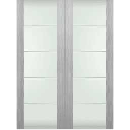 AVON 202 4H VETRO RIBEIRA ASH BI-FOLD BELLDINNI MODERN INTERIOR DOOR - 2