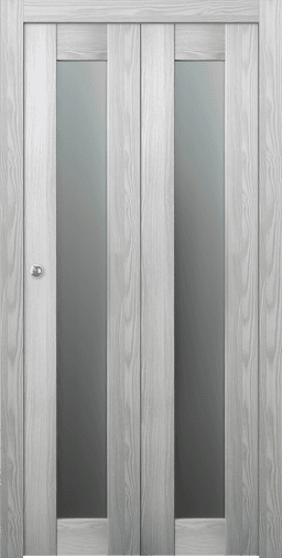 AVON 207 VETRO RIBEIRA ASH BI-FOLD BELLDINNI MODERN INTERIOR DOOR - 1