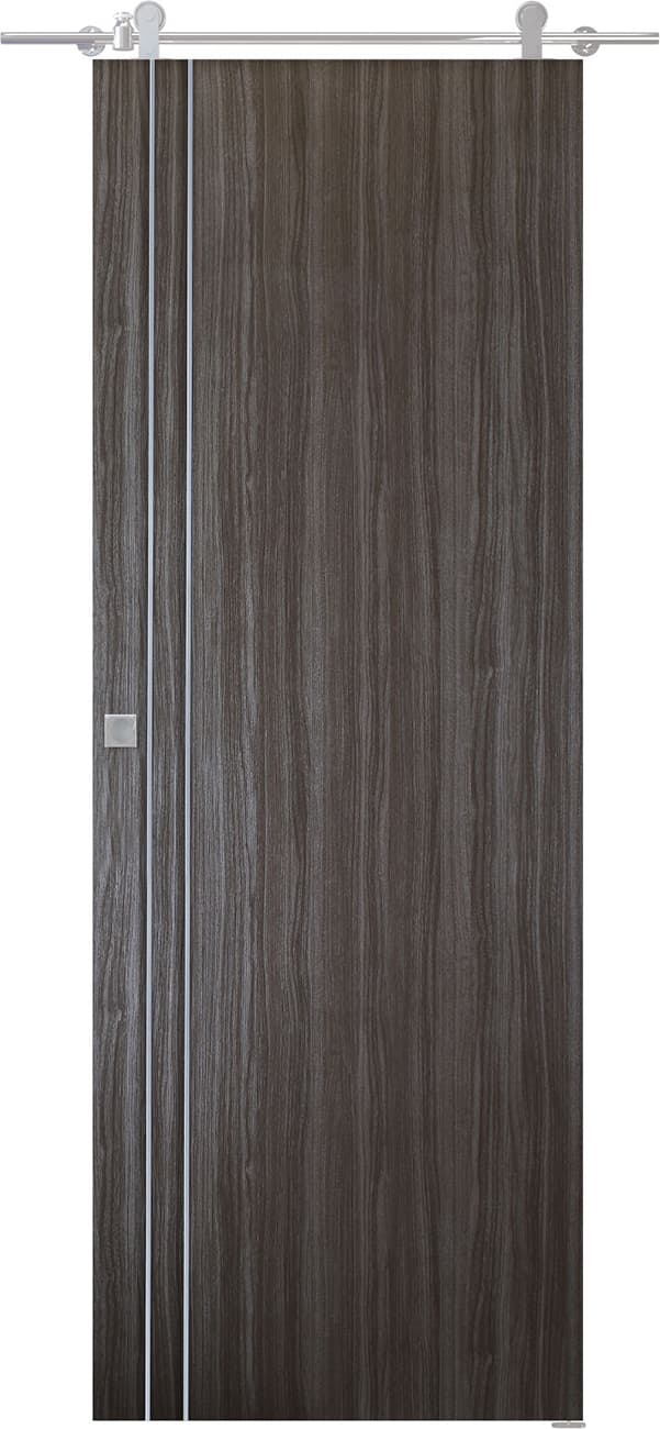 PALLADIO 2V GRAY OAK BARN BELLDINNI MODERN INTERIOR DOOR - 1
