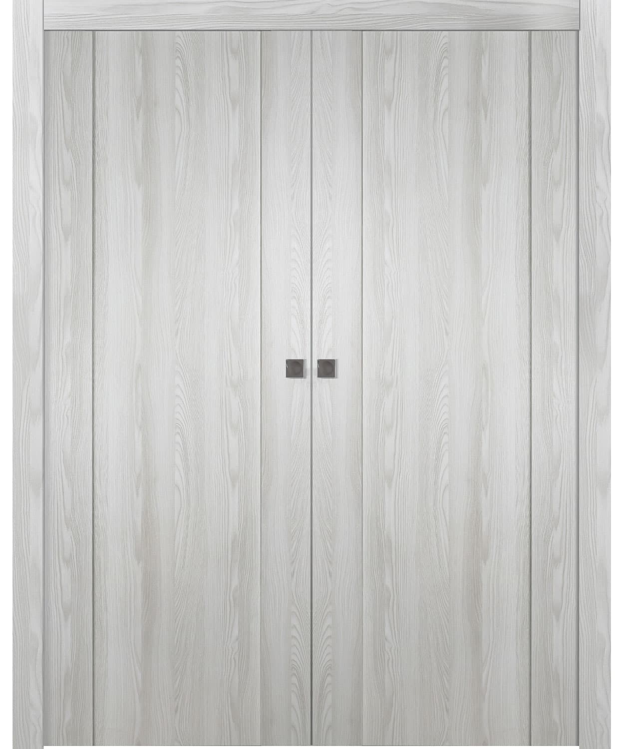 AVON 01 RIBEIRA ASH DOUBLE POCKET DOORS BELLDINNI MODERN INTERIOR DOOR - 1