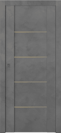 AVON 01 4H GOLD DARK URBAN POCKET DOORS BELLDINNI MODERN INTERIOR DOOR - 1