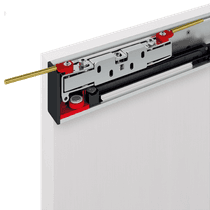 PALLADIO 2V BLACK BIANCO NOBLE DOUBLE MAGIC DOORS BELLDINNI MODERN INTERIOR DOOR - 2