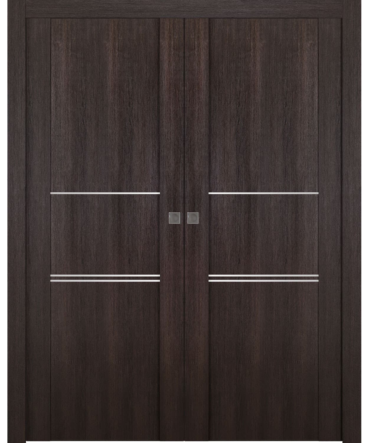 AVON 01 3H VERALINGA OAK DOUBLE POCKET DOORS BELLDINNI MODERN INTERIOR DOOR - 1