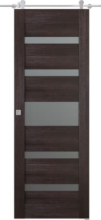 AVON 07-05 VETRO VERALINGA OAK BARN BELLDINNI MODERN INTERIOR DOOR - 1