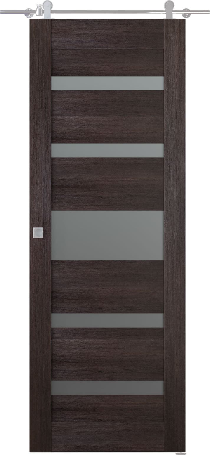 AVON 07-05 VETRO VERALINGA OAK BARN BELLDINNI MODERN INTERIOR DOOR - 1