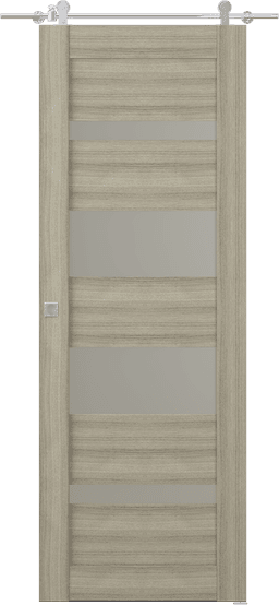 MIRELLA VETRO SHAMBOR BARN BELLDINNI MODERN INTERIOR DOOR - 1