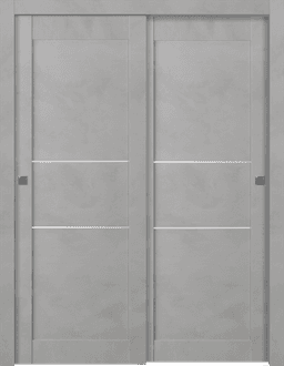 AVON 07 2H LIGHT URBAN BYPASS BELLDINNI MODERN INTERIOR DOOR - 1