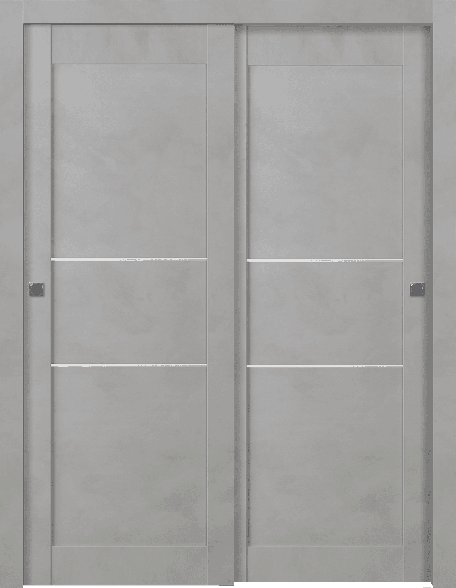 AVON 07 2H LIGHT URBAN BYPASS BELLDINNI MODERN INTERIOR DOOR - 1