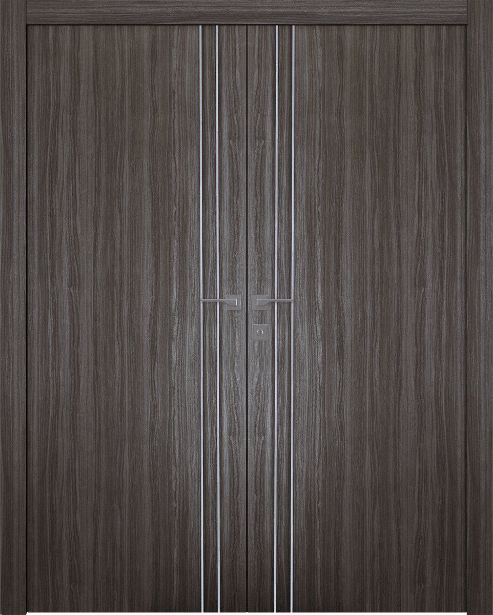 PALLADIO 2V GRAY OAK CLOSET BELLDINNI MODERN INTERIOR DOOR - 1