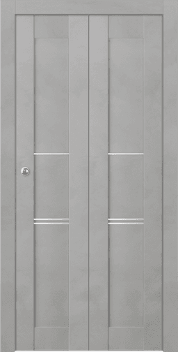 AVON 07 3H LIGHT URBAN DOUBLE BI-FOLD BELLDINNI MODERN INTERIOR DOOR - 1