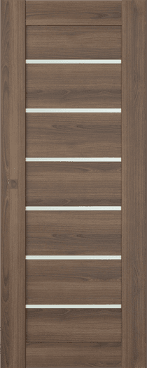 AVON 07-02 VETRO PECAN NUTWOOD MAGIC DOORS BELLDINNI MODERN INTERIOR DOOR - 1