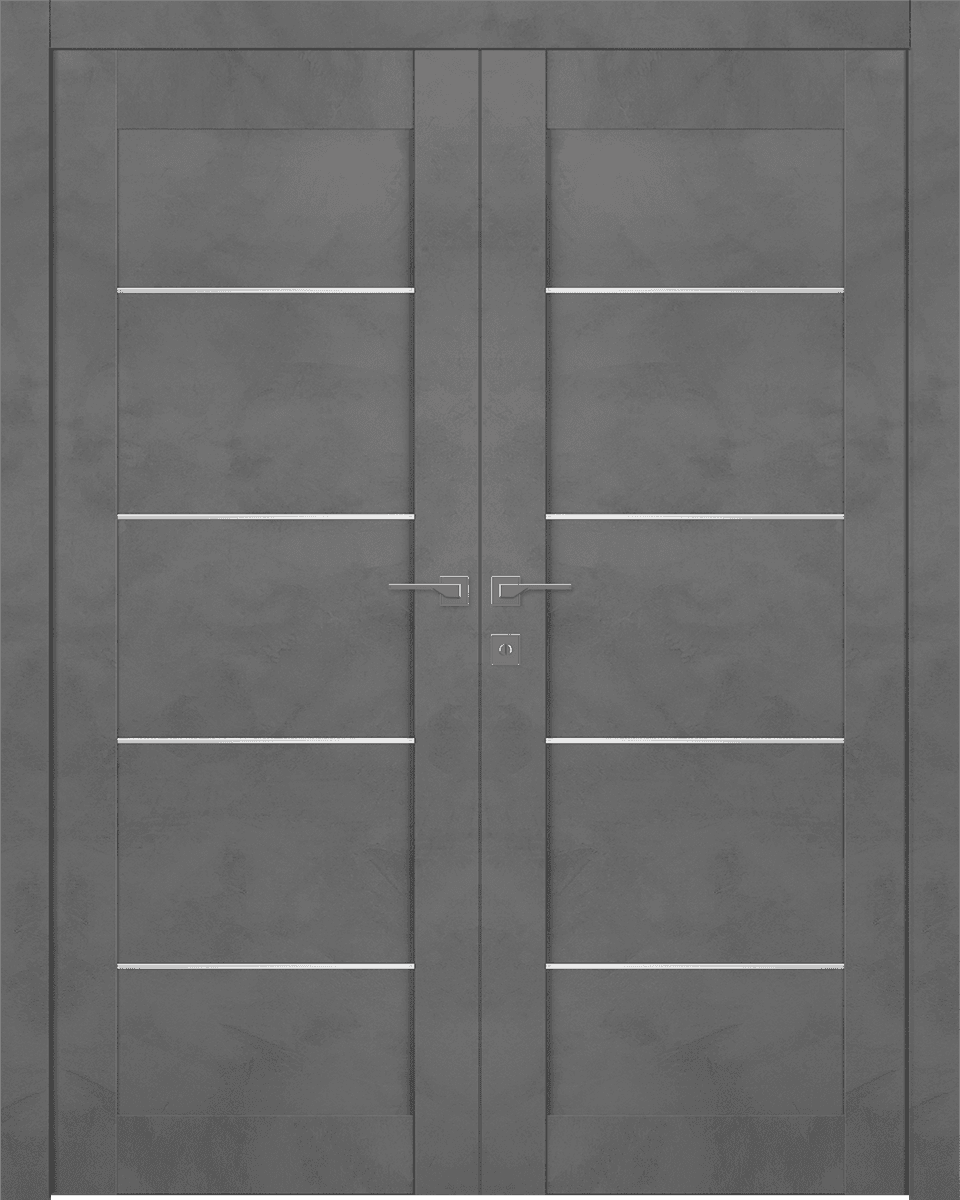 AVON 07 4H DARK URBAN DOUBLE BELLDINNI MODERN INTERIOR DOOR - 1
