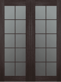 AVON 10 LITE VETRO VERALINGA OAK DOUBLE BARN BELLDINNI MODERN INTERIOR DOOR - 2