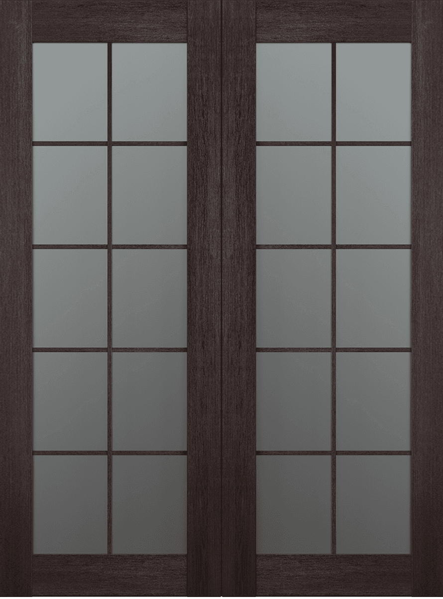 AVON 10 LITE VETRO VERALINGA OAK DOUBLE BARN BELLDINNI MODERN INTERIOR DOOR - 2