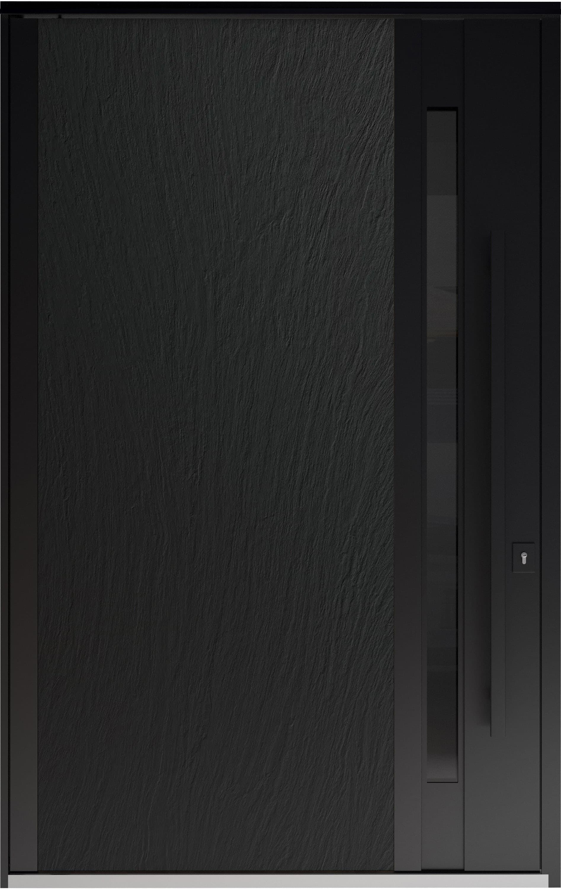 Single pivot metal-aluminum modern exterior door Axis 1163 - 1