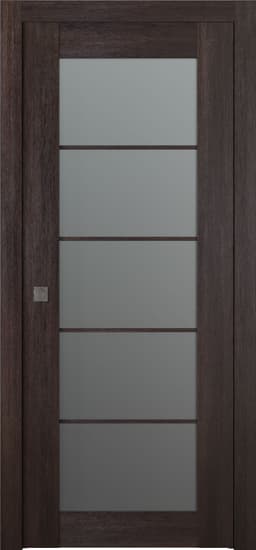 AVON 5 LITE VETRO VERALINGA OAK POCKET BELLDINNI MODERN INTERIOR DOOR - 1