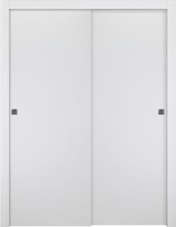 PALLADIO BIANCO NOBLE BYPASS DOORS BELLDINNI MODERN INTERIOR DOOR - 1