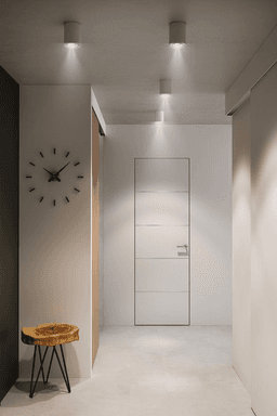 OPTIMA 4H SNOW WHITE DOUBLE INVISIBLE METAL FRAME BELLDINNI MODERN INTERIOR DOOR - 3