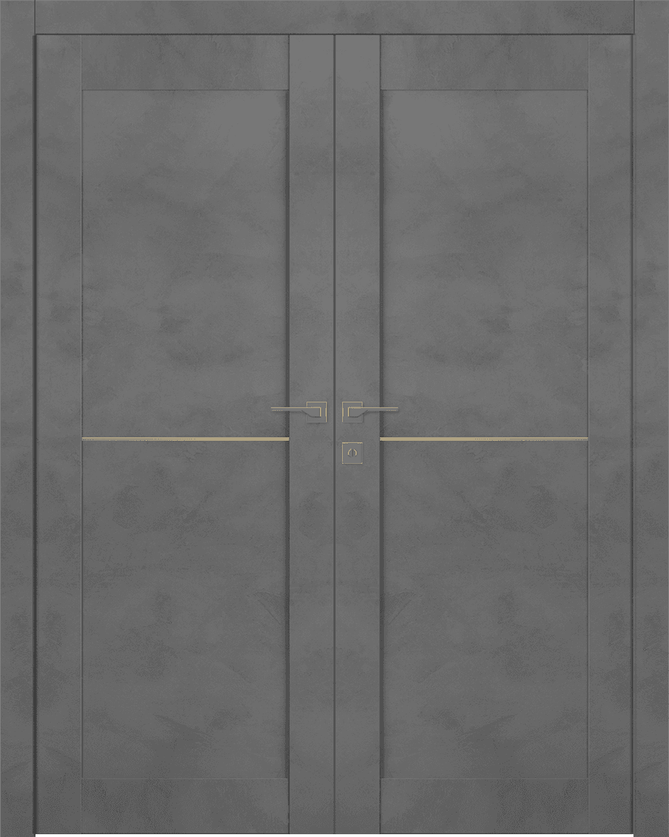 AVON 07 1H GOLD DARK URBAN CLOSET BELLDINNI MODERN INTERIOR DOOR - 1