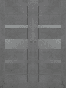 AVON 07-03 VETRO DARK URBAN DOUBLE MAGIC BELLDINNI MODERN INTERIOR DOOR - 1