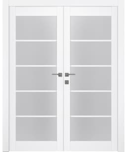 PALLADIO 5 LITE VETRO BIANCO NOBLE CLOSET BELLDINNI MODERN INTERIOR DOOR - 1