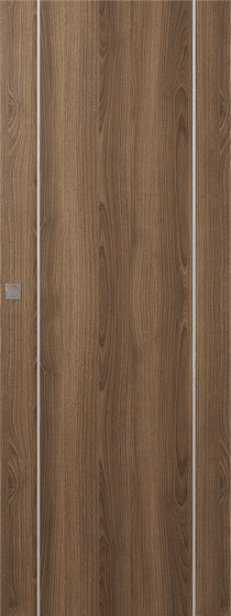 OPTIMA 2U PECAN NUTWOOD DOUBLE MAGIC DOORS BELLDINNI MODERN INTERIOR DOOR - 1