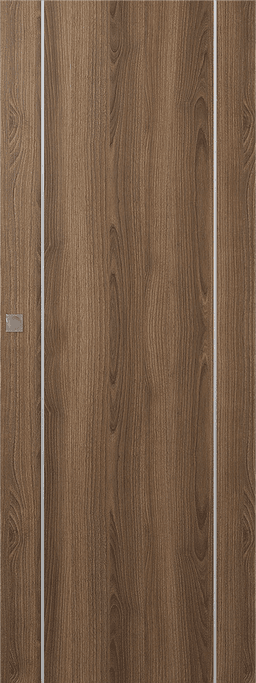 OPTIMA 2U PECAN NUTWOOD DOUBLE MAGIC DOORS BELLDINNI MODERN INTERIOR DOOR - 1