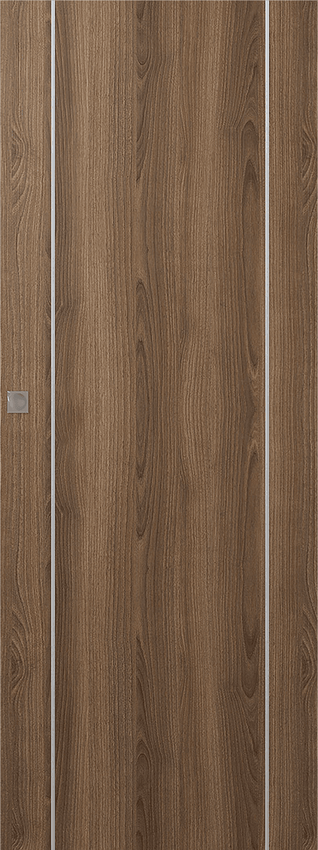 OPTIMA 2U PECAN NUTWOOD DOUBLE MAGIC DOORS BELLDINNI MODERN INTERIOR DOOR - 1