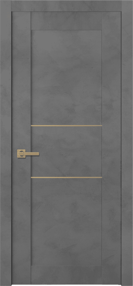 AVON 07 2H GOLD DARK URBAN SWING BELLDINNI MODERN INTERIOR DOOR - 1