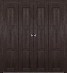 AVON 07 2RN VERALINGA OAK DOUBLE BI-FOLD BELLDINNI MODERN INTERIOR DOOR - 1