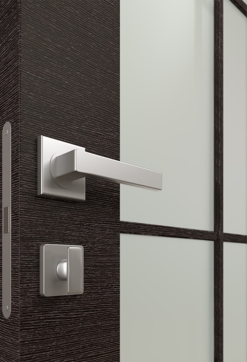 AVANTI 10 LITE VETRO BLACK APRICOT DOUBLE INVISIBLE METAL FRAME BELLDINNI MODERN INTERIOR DOOR - 3